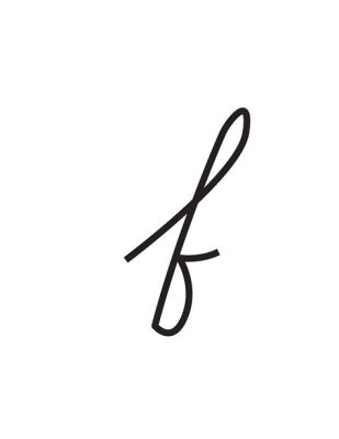 what does a lowercase f look like in cursive