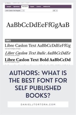 What Font Do Authors Use for Books: A Detailed Exploration